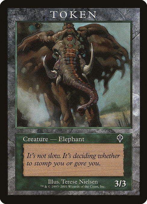 (Promo-PLAYER_REWARDS)Elephant Token/象トークン (Illus. Terese Nielsen)【英語】